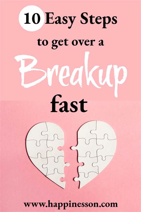 10 Easy Steps To Get Over A Breakup Fast Breakup Relationship Tips Relationship Worksheets