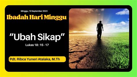 Ibadah Live Streaming Hari Minggu 10 September 2023 GPIB PNIEL