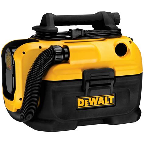 DEWALT Corded/Cordless, Portable Shop Vacuum, 2 gal, Plastic, 31 cfm Vacuum Air Flow - 34D627 ...