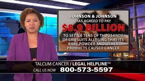 Talcum Cancer Legal Helpline Tv Spot Settlement Ispottv