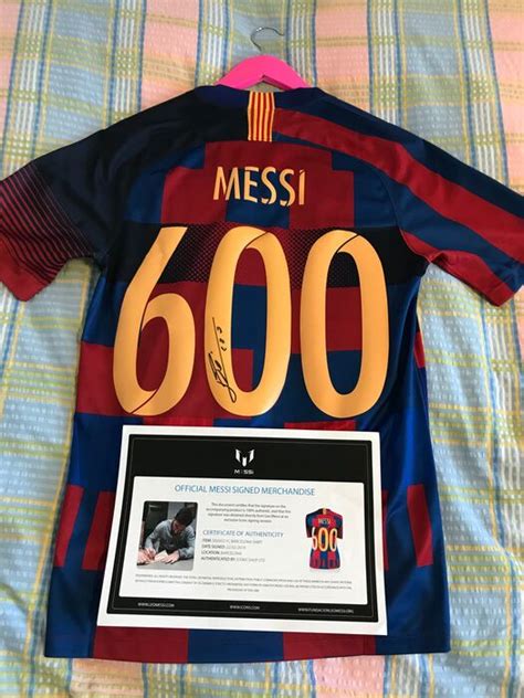 FC Barcelona Lionel Messi Autogramm Trikot S Catawiki