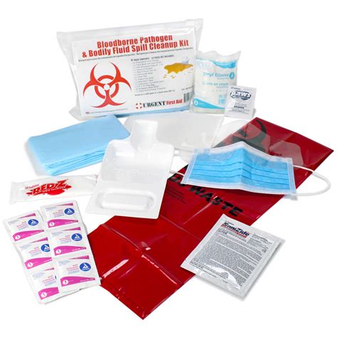 Buy Urgent First Aid 22 Piece Bodily Fluid Clean Up Packbloodborne