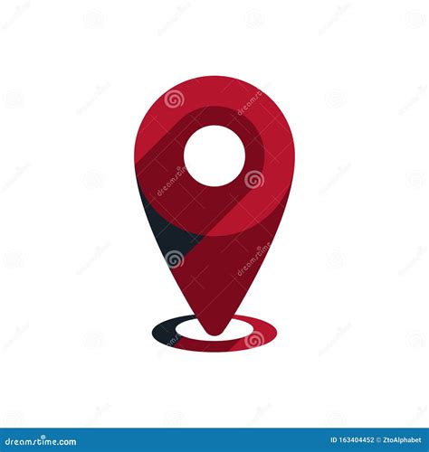 Pictogram Pin Spot Locatie Toewijzen Vector Illustratie Illustration