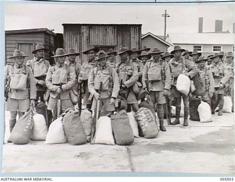 Members Of The 210th Field Company Royal Australian Engineers Waiting