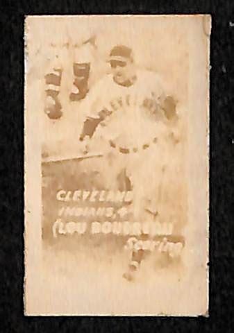 Lot Detail 1948 Topps Magic 5 Lou Boudreau Cleveland Indians 4 1