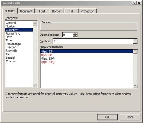 Bagaimana Membuat Format Mata Uang Pada Microsoft Excel