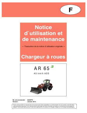 Remplissable En Ligne Manuel Dutilisation Et De Maintenance E Mark Fax