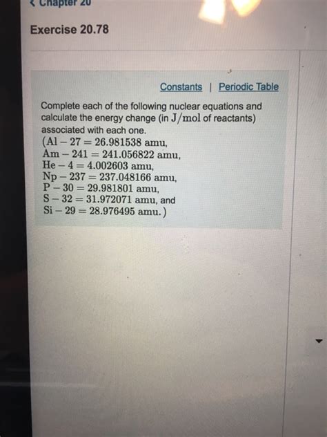 Solved Constants I Periodic Table Part A Complete Each Chegg