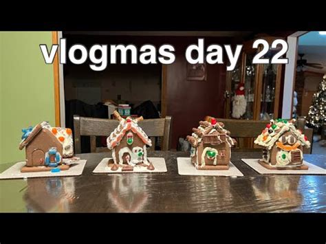 Decorate Gingerbread Houses With Us Vlogmas Day 22 YouTube