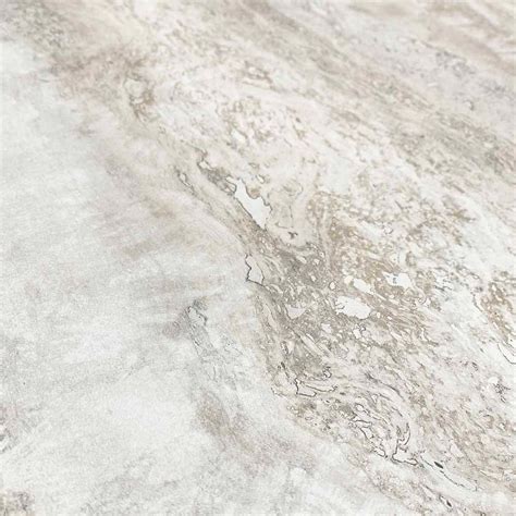 Muriva Eterna Marble Taupe Wallpaper Wilko