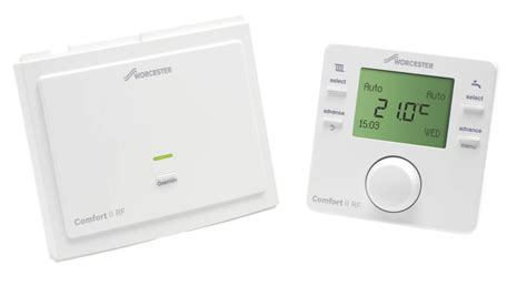 Worcester Bosch 7733600002 Comfort Ii Wireless Room Thermostat And Plug In Rf Receiver Screwfix