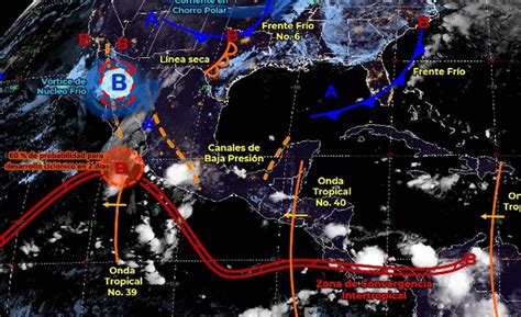 Frente Frío 6 Ondas Tropicales Y Canales De Baja Presión Se Prevén