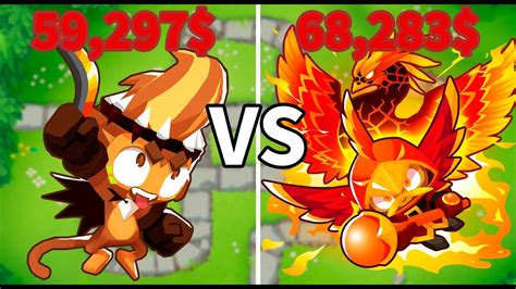 Btd Boomerang Monkey Vs Wizard Monkey Youtube