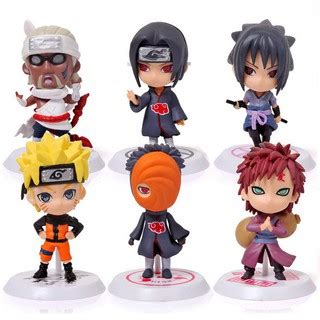 Mini Action Figure Naruto Shippuden Nendoroid Boneco Naruto Sasuke