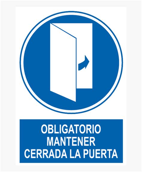 Cartel De Cerrar La Puerta Para Imprimir