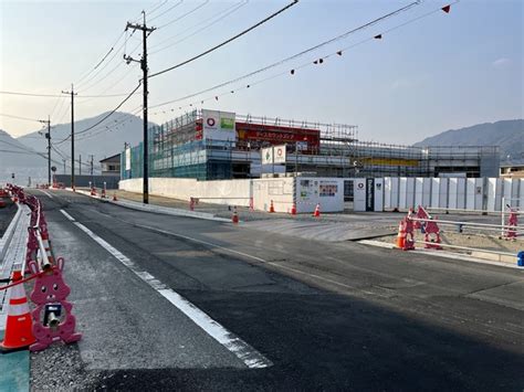 【開店情報】安佐北区初出店 広島市安佐北区可部にディスカウントストア「ダイレックス可部店」が4月にオープンするみたい。建設中の様子を見てきた