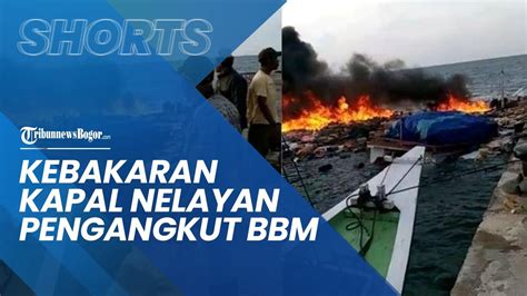 Kapal Nelayan Yang Angkut BBM Terbakar Di Pulau Sapudi 3 ABK Terluka