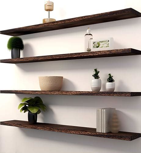 Amazon IKJZIZP 48 Inch Rustic Farmhouse Floating Shelves For Wall