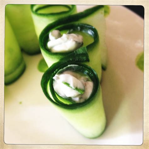 Slice Of Slim Recipe Cream Cheese And Chive Cucumber Swirls