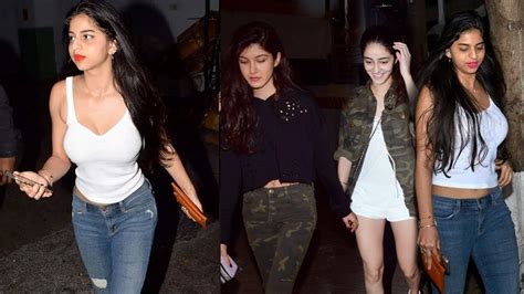 Amazing Pictures Of Ananya Panday And Her Friend Suhana Khan Orissapost