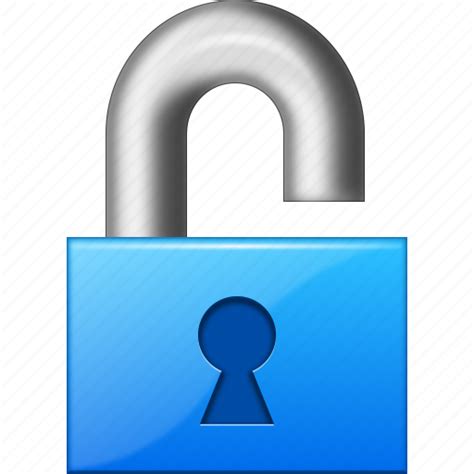 Blue Lock Png Clipart Png Mart