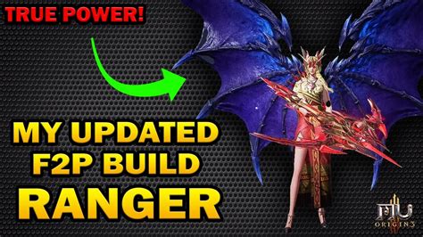 Mu Origin Asia Ranger F P Build Updated Menchdrey Youtube