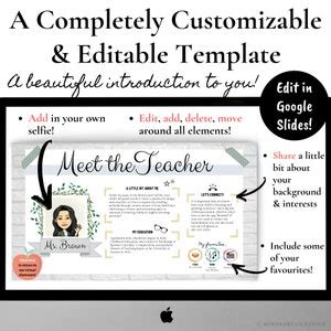 Meet The Teacher Google Slide Virtual Meet The Teacher Template