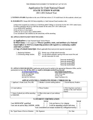 Fillable Online Ut Ngb Army Application For Utah National Guard Utah