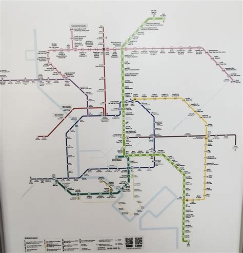 Bangkok Public Transport Map Transportation Guide