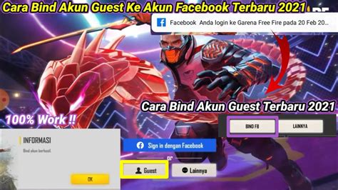 Cara Bind Akun Guest Ke Akun Facebook Terbaru Garena Free Fire