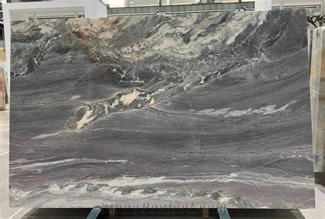 Aquarella Quartzite Slabs Natural Purple Quartzite From China