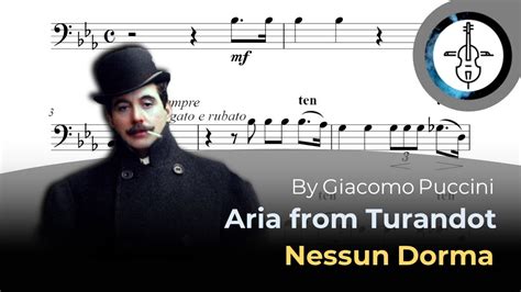 Cello Play Along Nessun Dorma Aria From Turandot By Giacomo Puccini