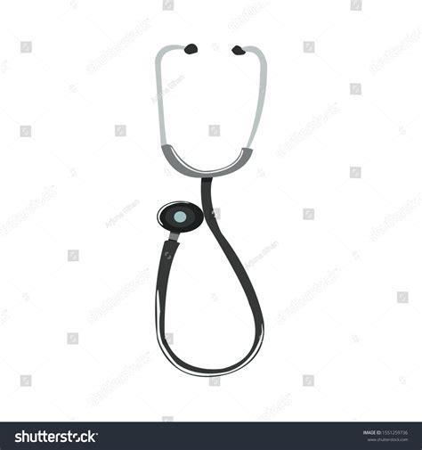 Stethoscope Vector Clip Art Stock Vector (Royalty Free) 1551259736 ...