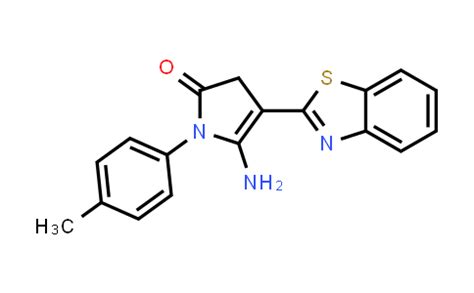 5 Amino 4 Benzo D Thiazol 2 Yl 1 P Tolyl 1 3 Dihydro 2h Pyrrol 2