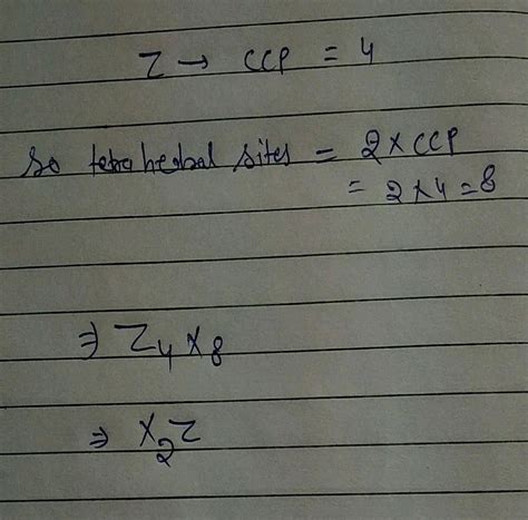 A Solid Is Made Of Two Elements P Q Atoms P Are In Ccp Arrangement And