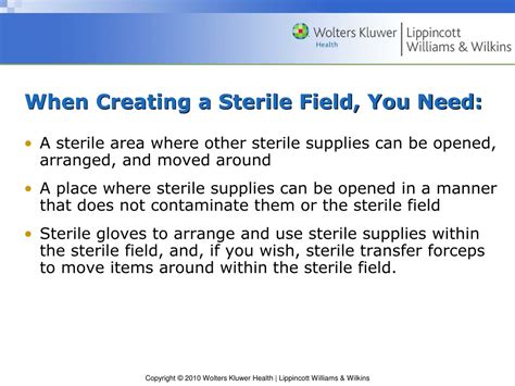 Ppt Chapter Sterile Technique Powerpoint Presentation Free