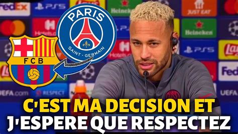 Urgent Neymar Juste Paralys Le Monde Du Football Personne N