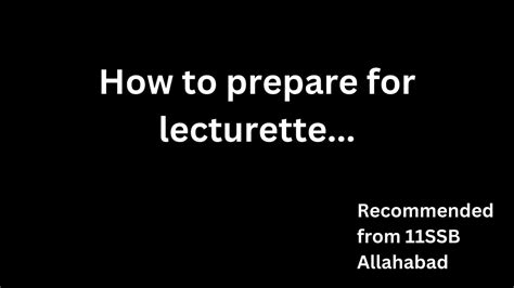 How To Prepare For Lecturette I SSB I I SSB INTERVIEW I YouTube