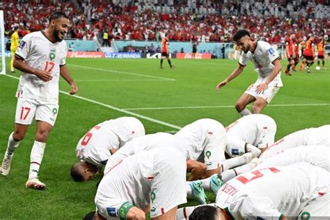 Foto Hasil Piala Dunia 2022 Gol Tendangan Bebas Pertama Tercipta