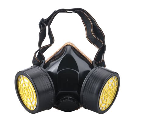 Chemical Black Gas Mask Emergency Survival Safety Respiratory Pcs