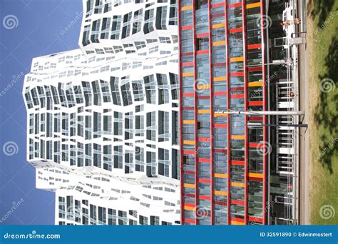 Modern Buildings in Rotterdam Editorial Image - Image of blue ...