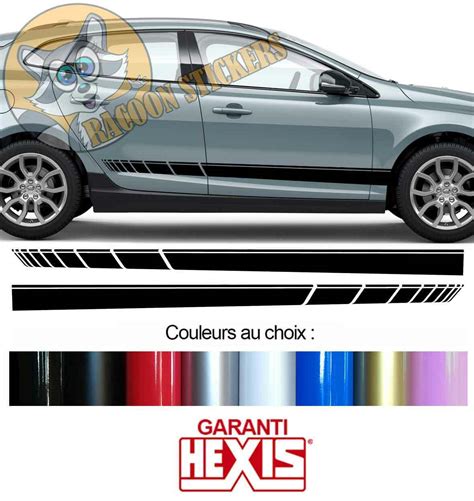 X Bandes Bas De Caisse Pour Volvo V Deco Portiere Sticker Bd N