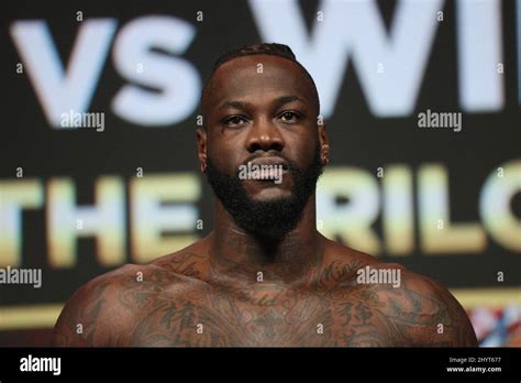 Deontay Wilder Iii At The Weigh In For The Tyson Fury Vs Deontay Wilder