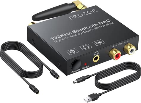 Prozor Khz Digital To Analog Audio Converter With Bluetooth