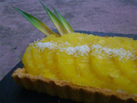 Tarte L Ananas Et Cr Me De Coco P Te Sabl E La F Ve Tonka La