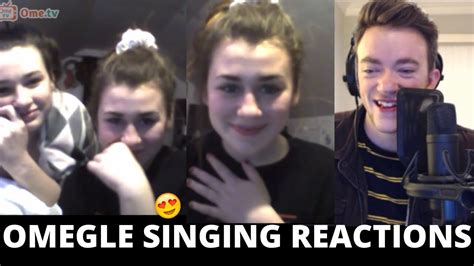 Omegle Singing Reactions Ep 23 Im Absolutely In Love With You