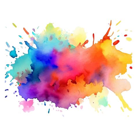 Premium Vector | Abstract ink splash background colorful paint splatter ...