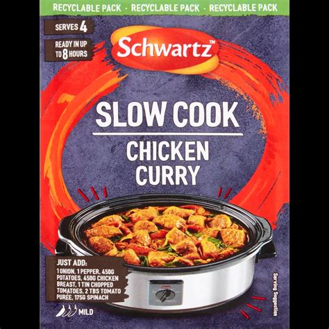 Buy Slow Cookers Chicken Curry Recipe Mix Schwartz