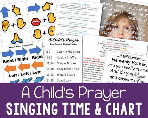 Shop A Childs Prayer Singing Time Primary Singing