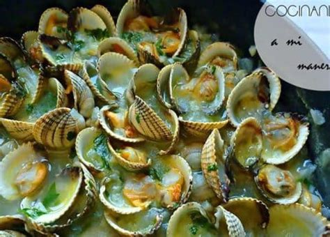 Receta fácil y deliciosa Cómo hacer berberechos a la marinera